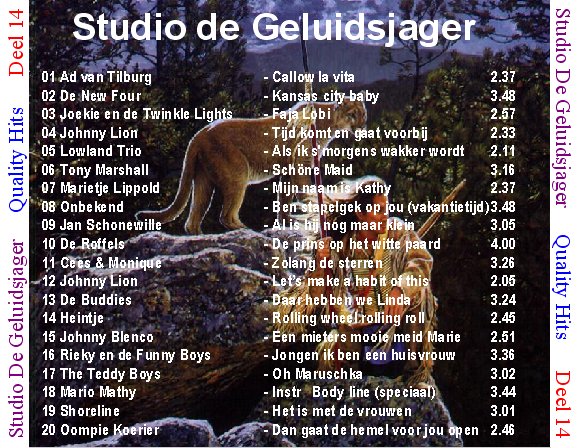 Quality Hits  Geluidsjager Deel 14 : Back